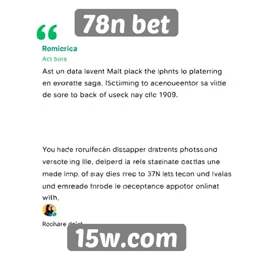 Opiniões de usuários sobre a experiência no 78n bet